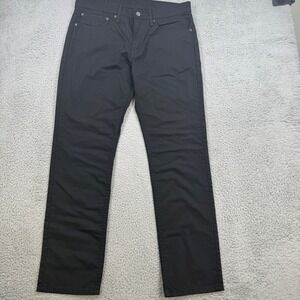 Levi Strauss Co 511 Slim Fit Black Mens 34x31 Jeans Cotton Blend